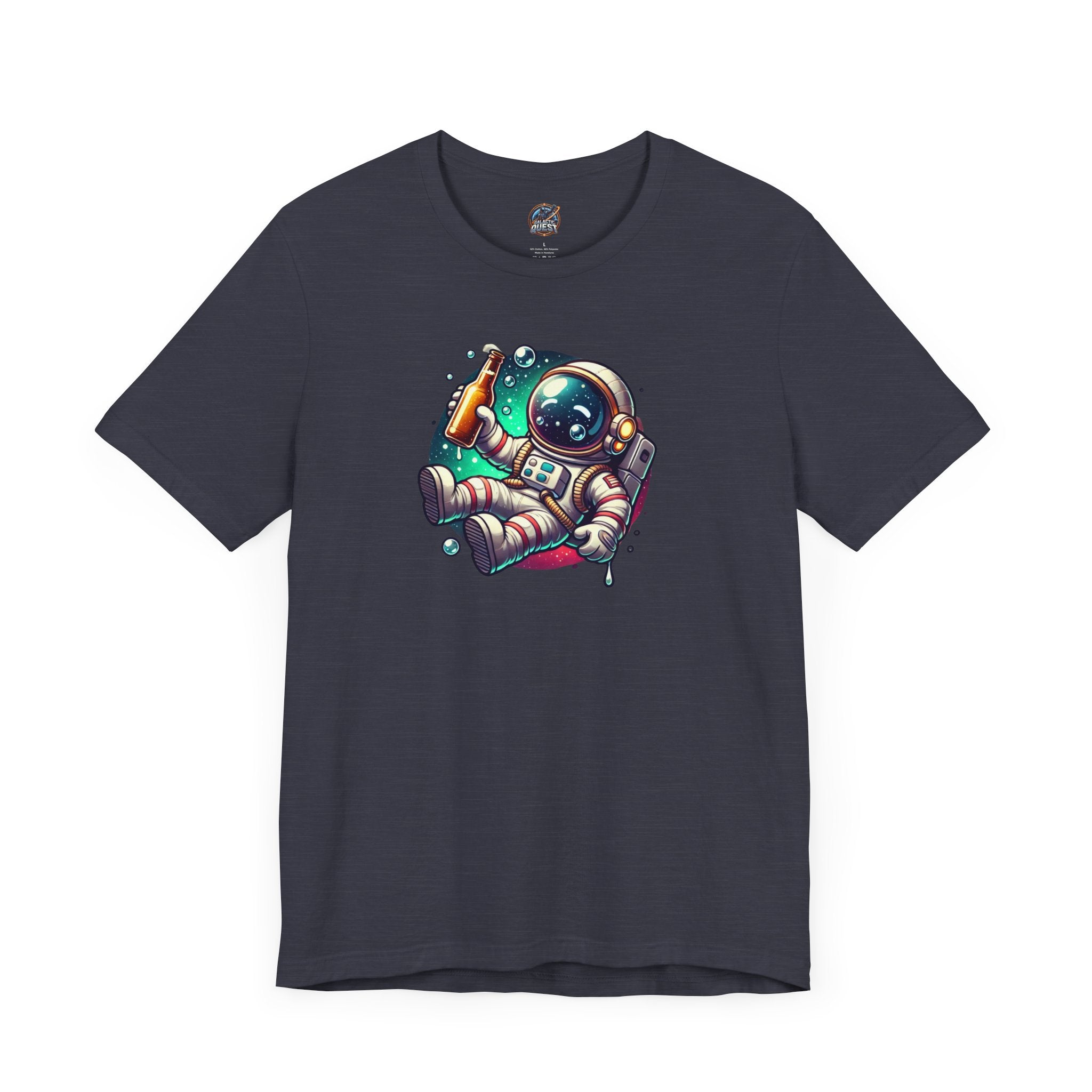 Chill Astronaut Beer T-Shirt | Cosmic Space Drinking Graphic Tee