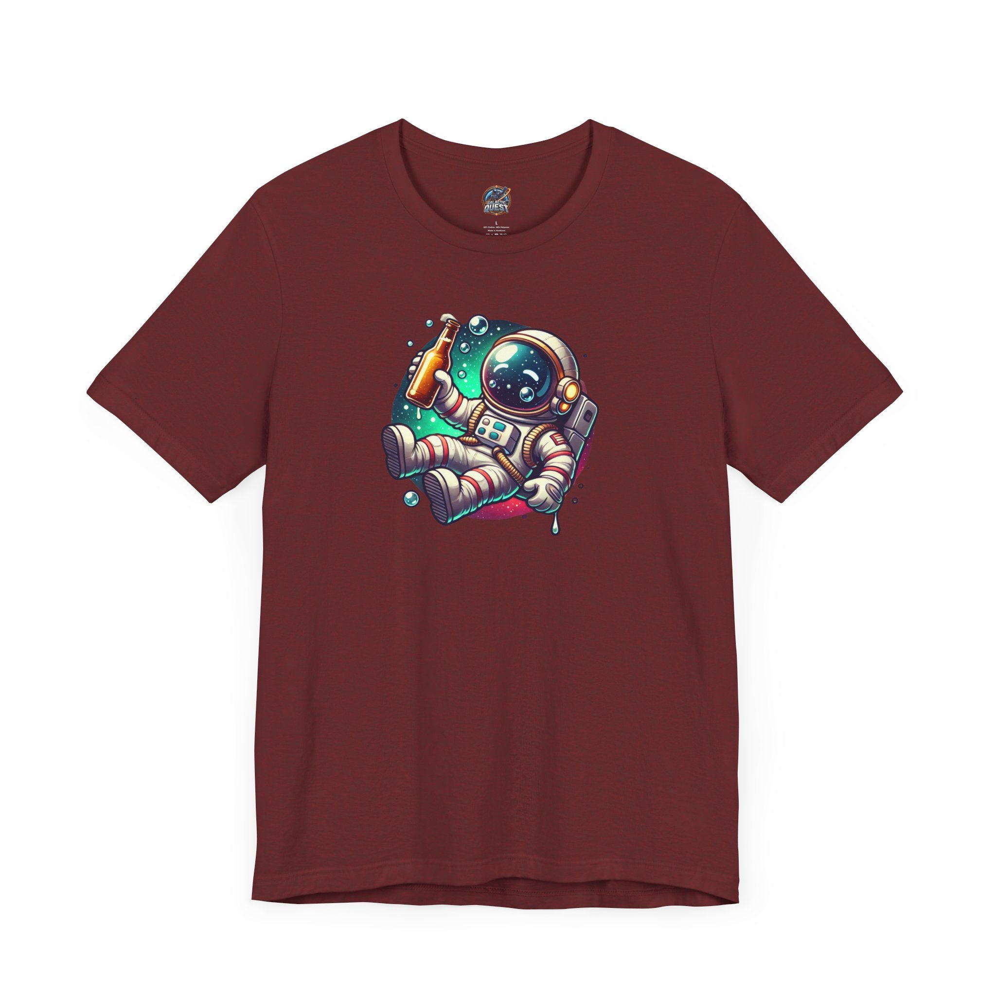 Chill Astronaut Beer T-Shirt | Cosmic Space Drinking Graphic Tee