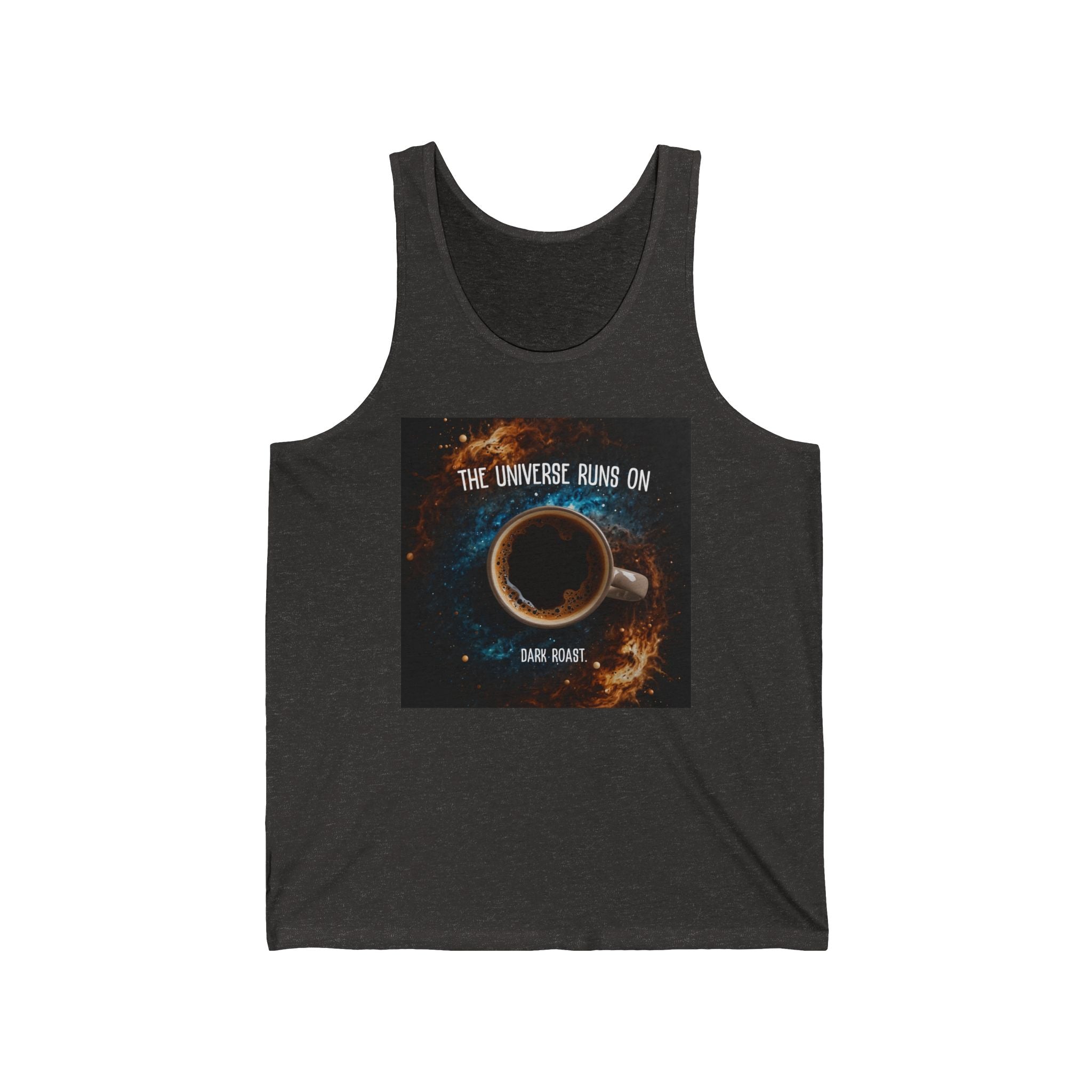 Canotta Coffee Lover, maglietta Universe Dark Roast, top estivo casual, regalo per lui