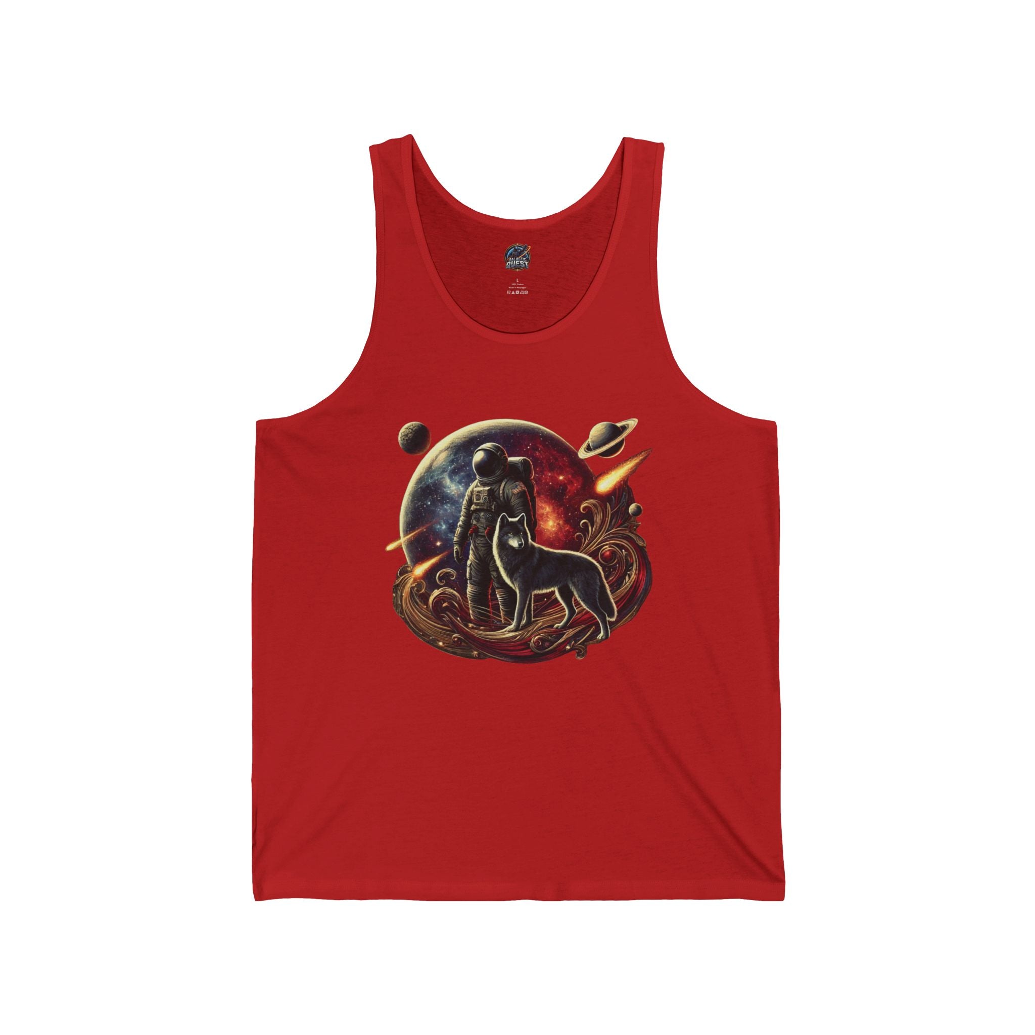 Astronaut &amp; Wolf Cosmic Tank – Εξερευνήστε το Άγνωστο!