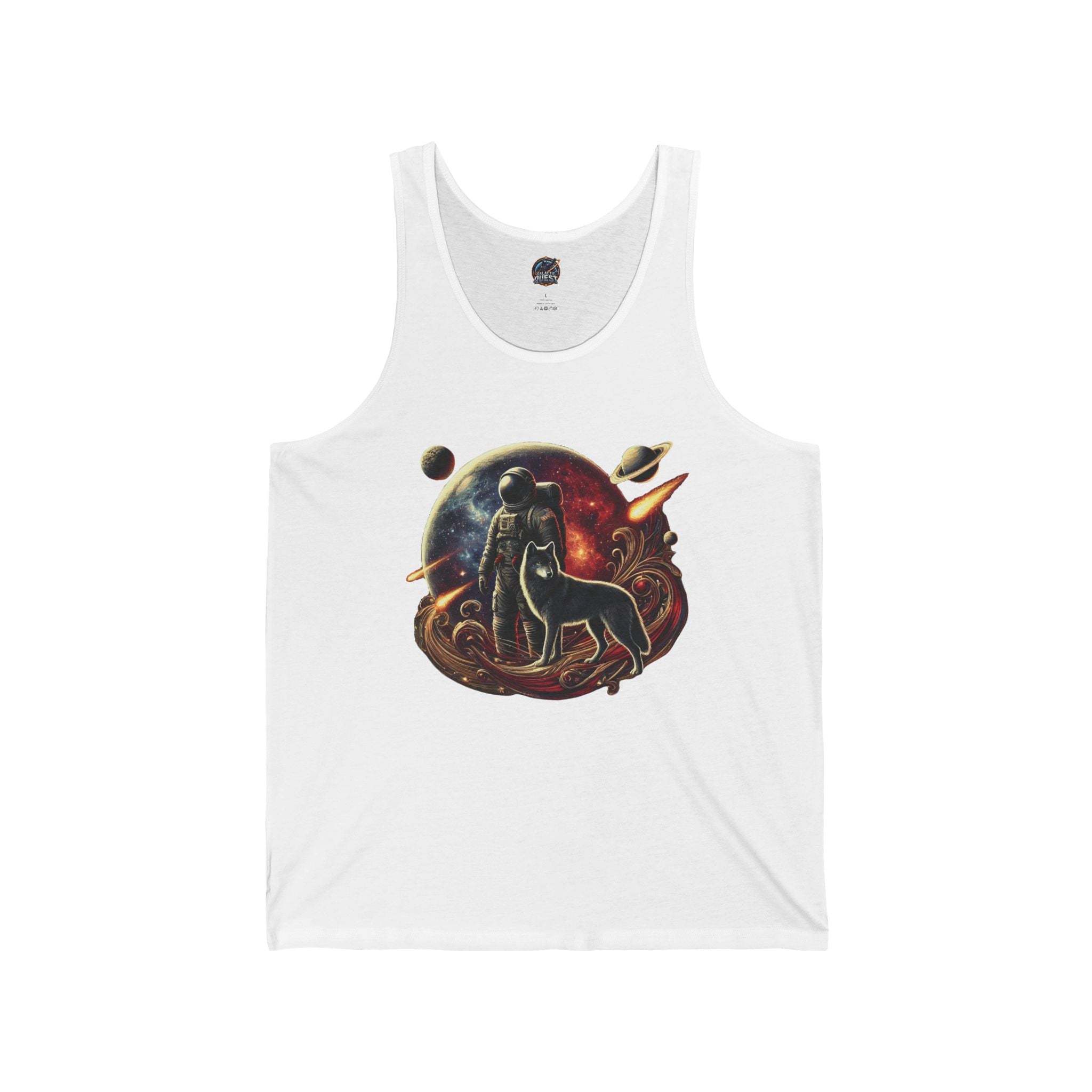 Astronaut &amp; Wolf Cosmic Tank – Εξερευνήστε το Άγνωστο!