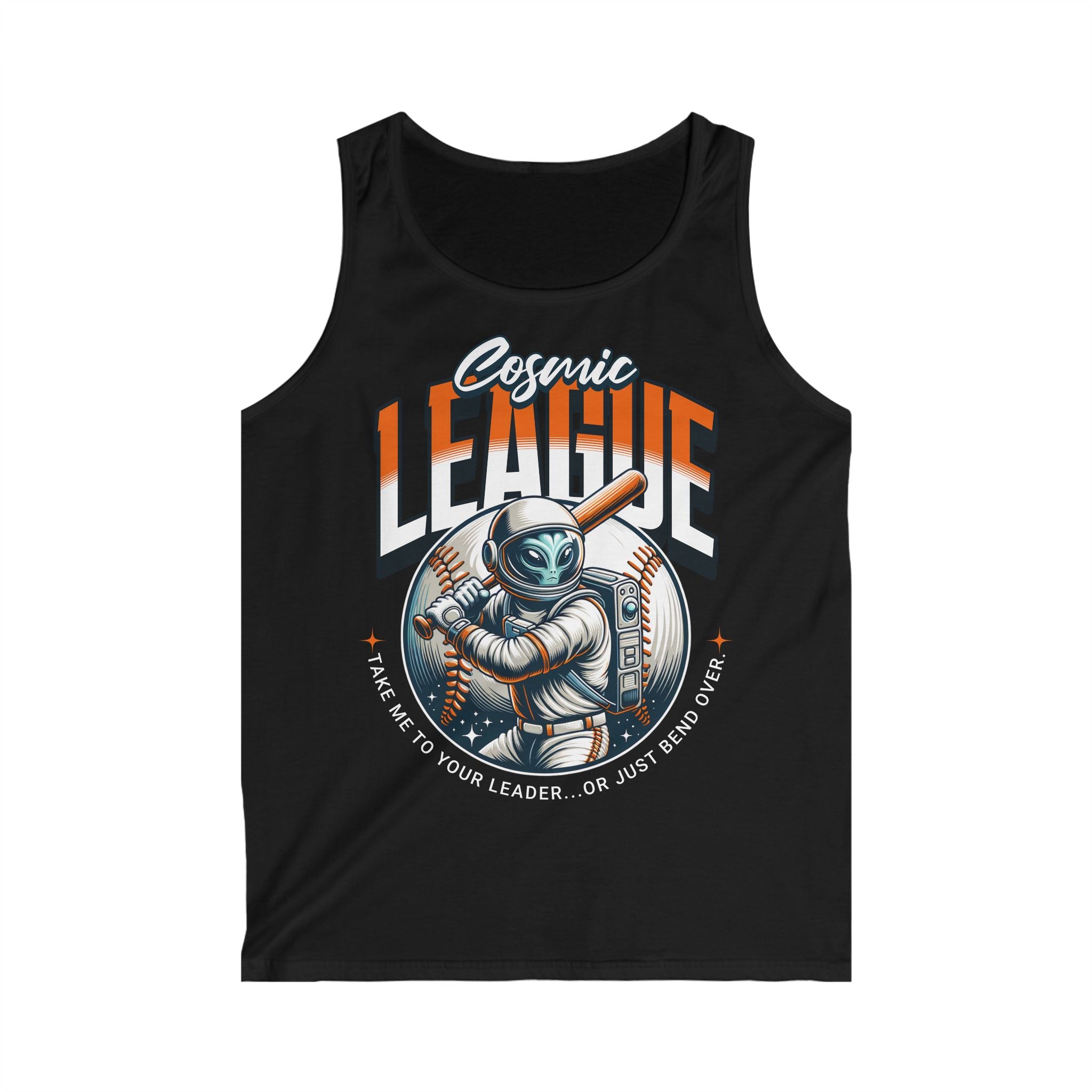 Canotta Softstyle da uomo Cosmic League - Perfetta per gli amanti dello spazio e del divertimento estivo