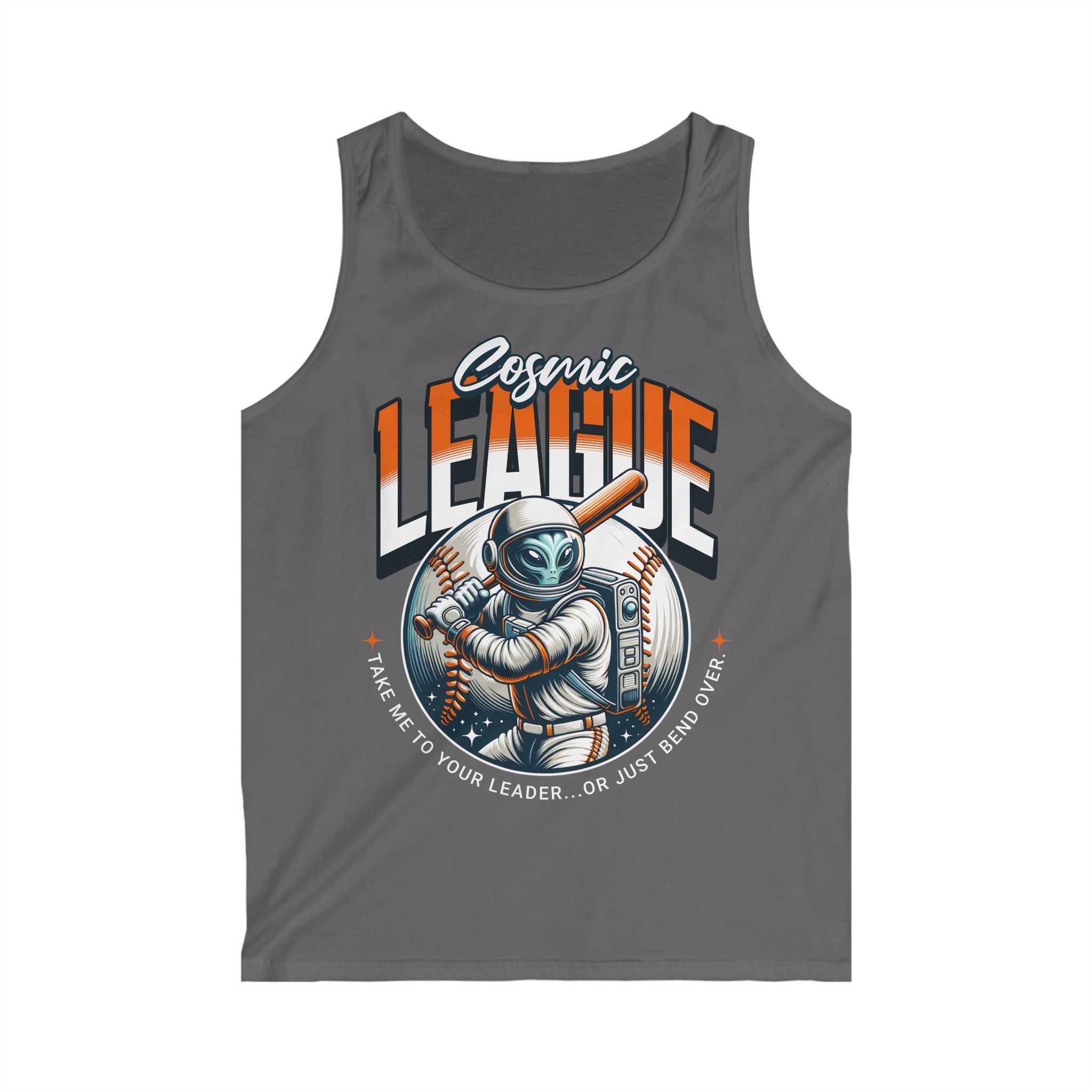 Canotta Softstyle da uomo Cosmic League - Perfetta per gli amanti dello spazio e del divertimento estivo