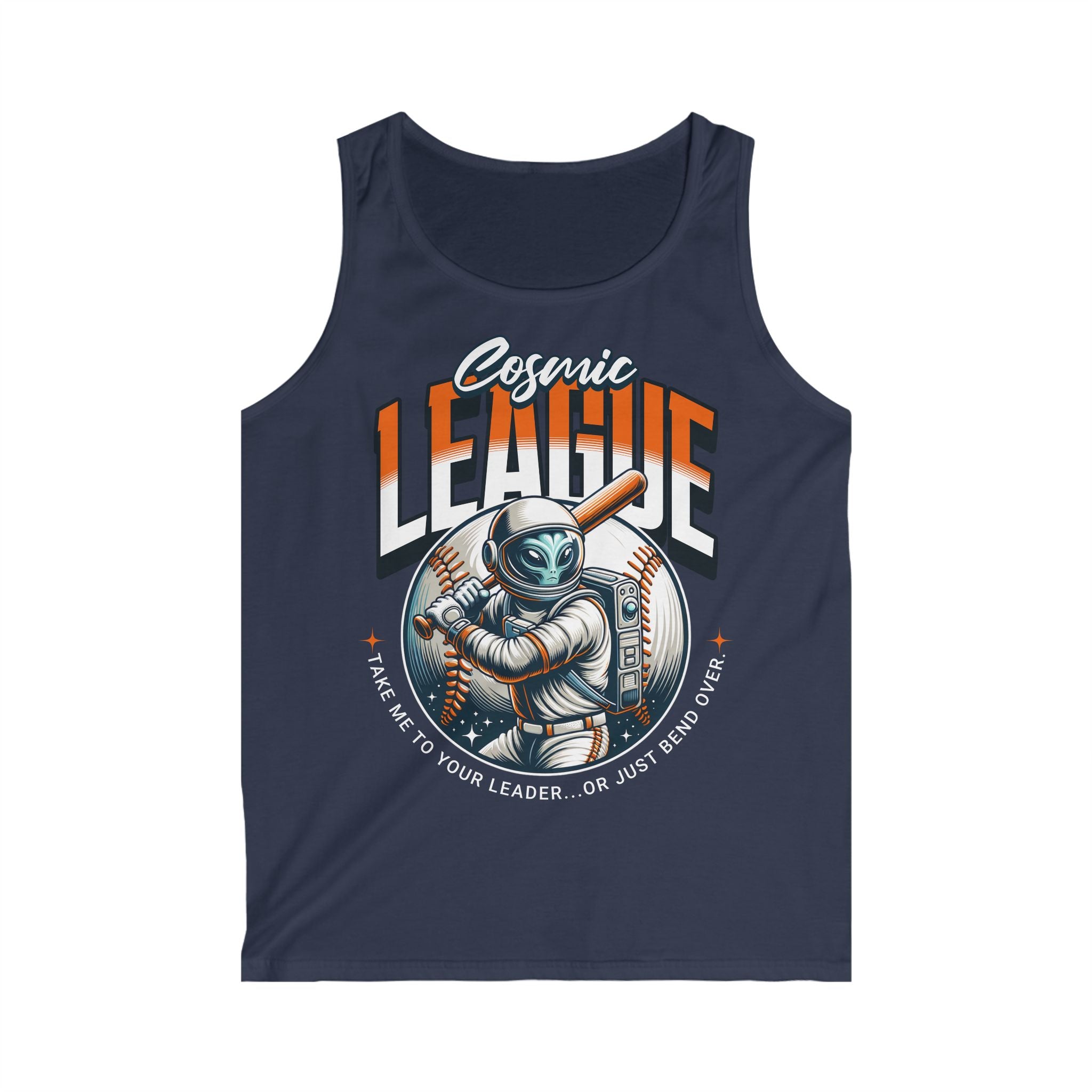 Canotta Softstyle da uomo Cosmic League - Perfetta per gli amanti dello spazio e del divertimento estivo
