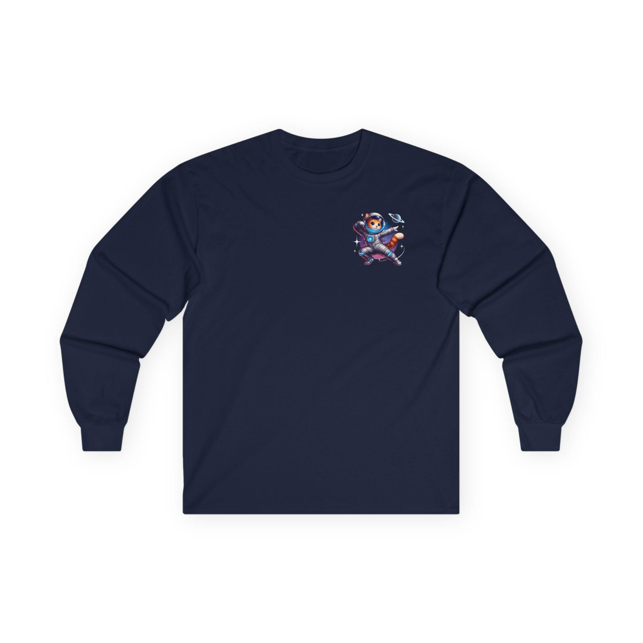 Cosmic Samurai Cat Long Sleeve Tee