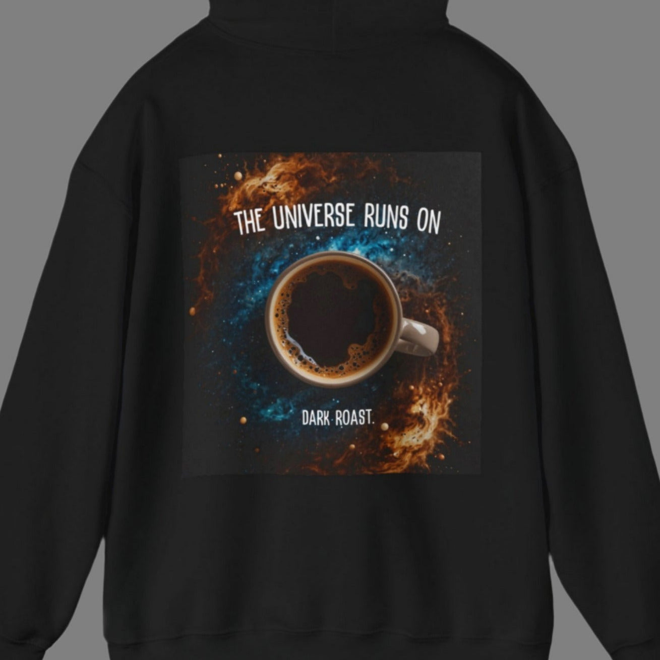 Felpa divertente per lui Felpa con cappuccio spaziale Regalo per gli amanti del caffè Felpa divertente