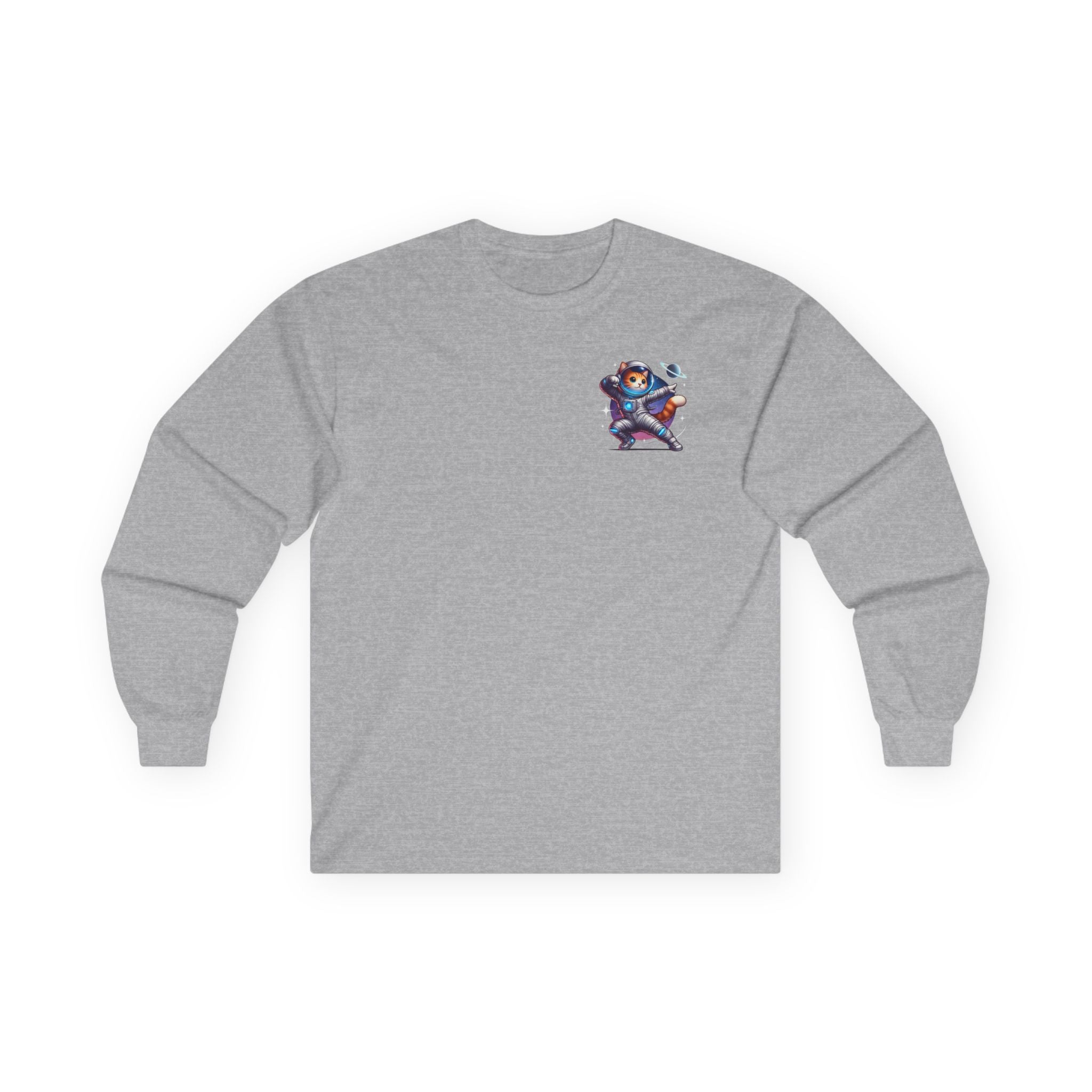 Cosmic Samurai Cat Long Sleeve Tee