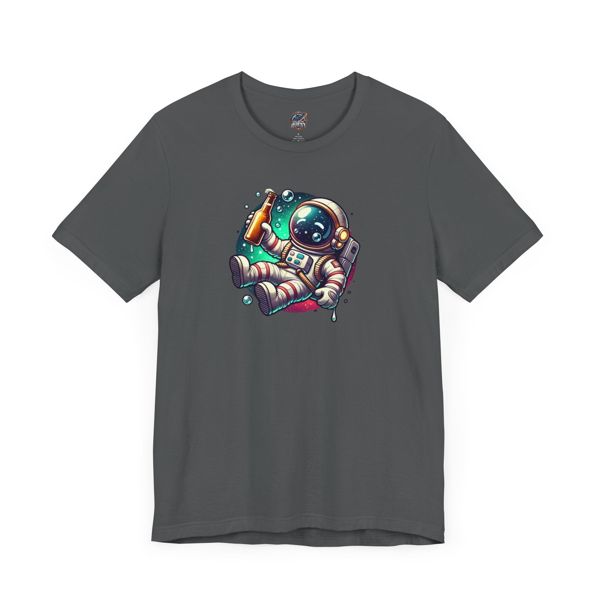 Chill Astronaut Beer T-Shirt | Cosmic Space Drinking Graphic Tee