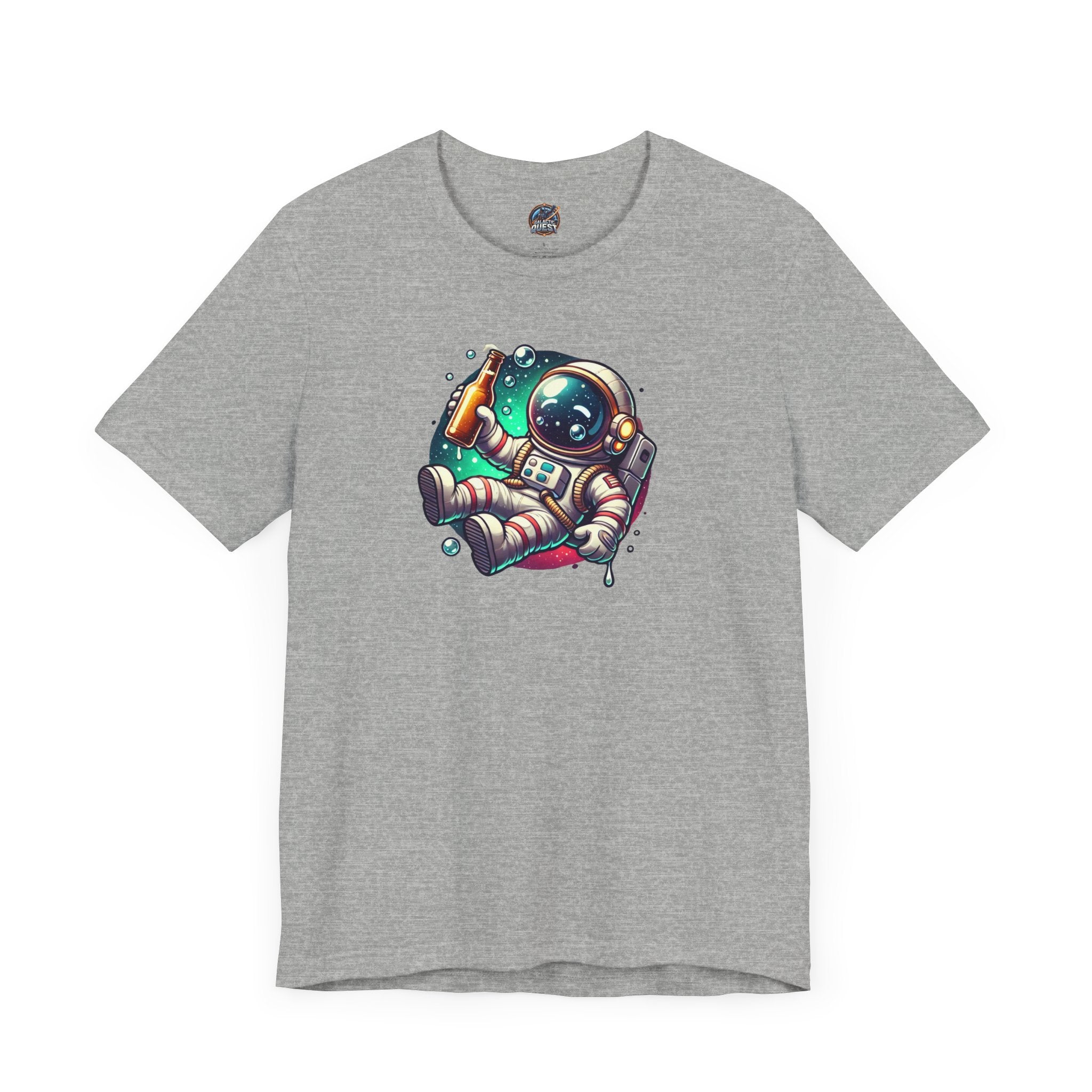 Chill Astronaut Beer T-Shirt | Cosmic Space Drinking Graphic Tee