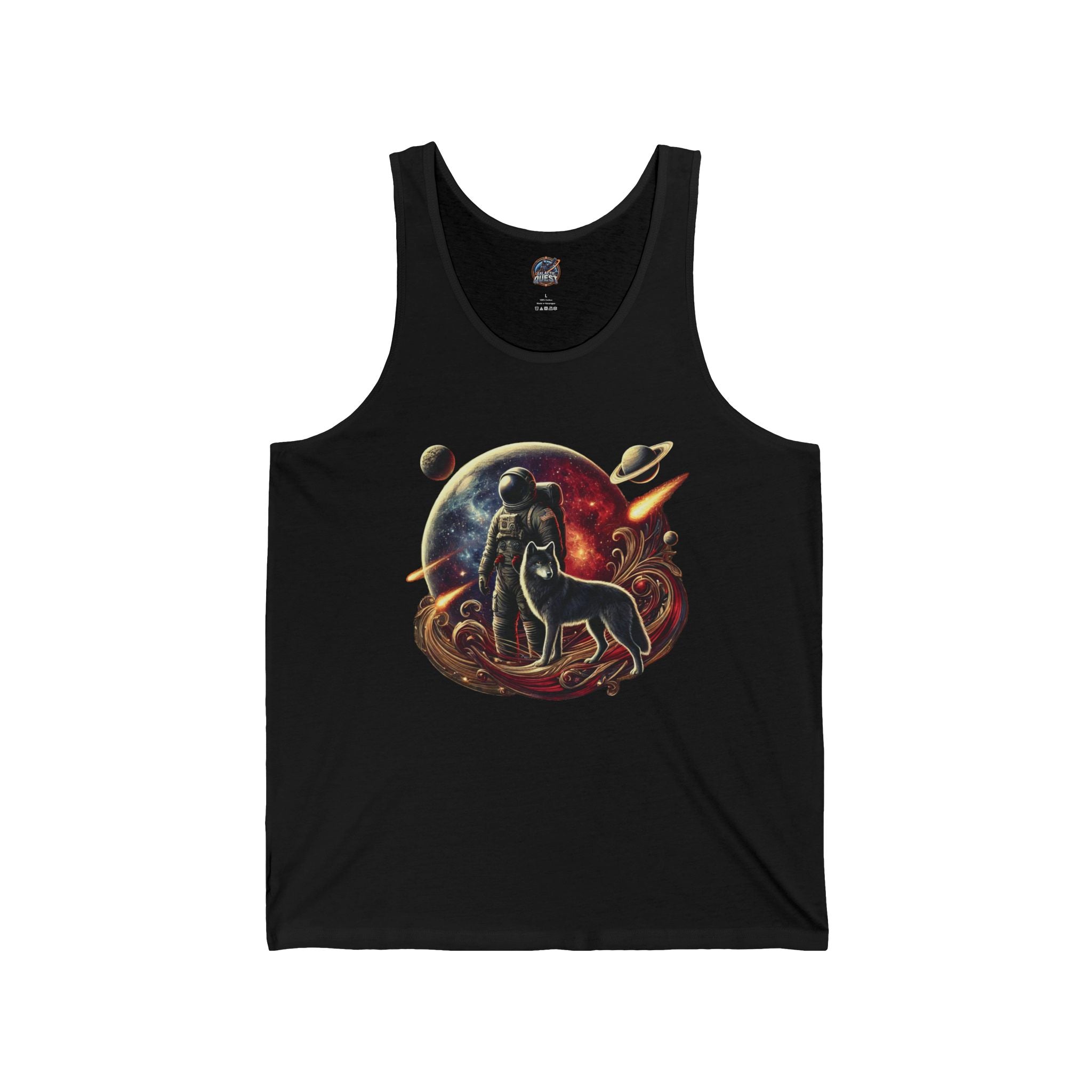 Astronaut &amp; Wolf Cosmic Tank – Εξερευνήστε το Άγνωστο!