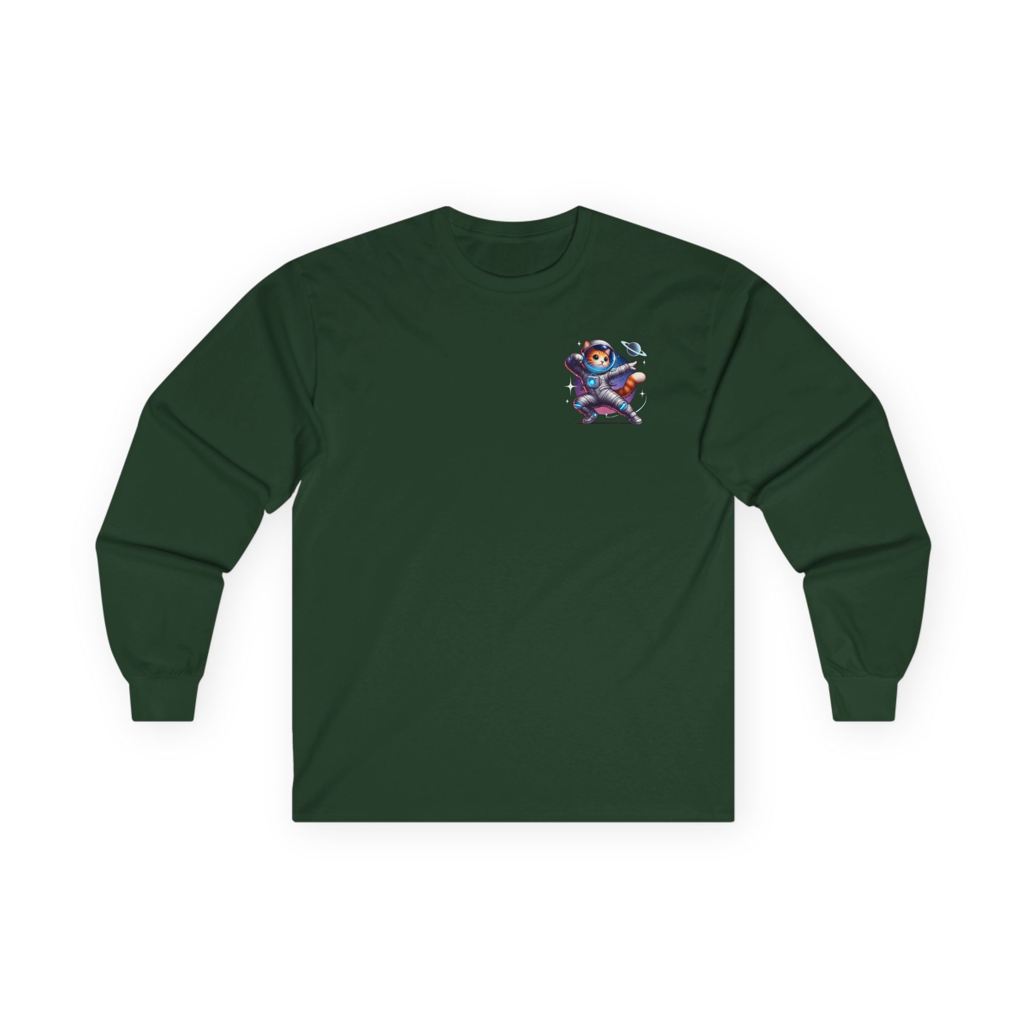 Cosmic Samurai Cat Long Sleeve Tee